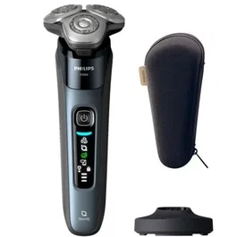 Philips X9001/10 i9000 Afeitadora Eléctrica Wet & Dry con Tecnología SkinIQ, Batería, Cabezal 360° y Recortador
